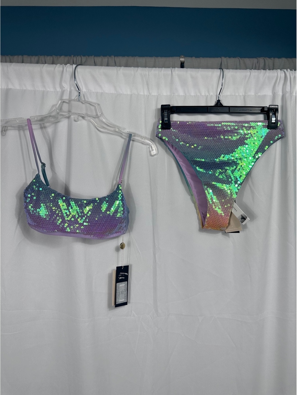 DANNIJO x Gianni Bini Sequin Bikini Set XS